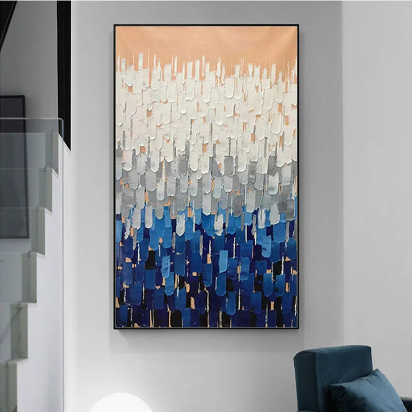 Abstract Hand-Painted Canvas Oil Painting | Modern Wall Art