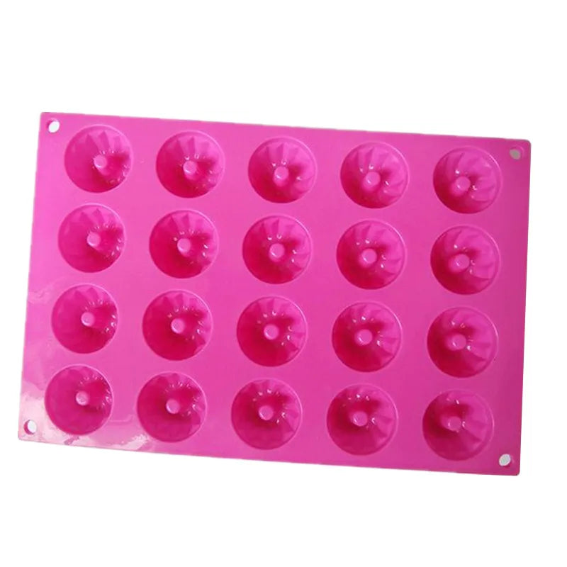 20-Cavity Silicone Chocolate & Fondant Mold – DIY Baking