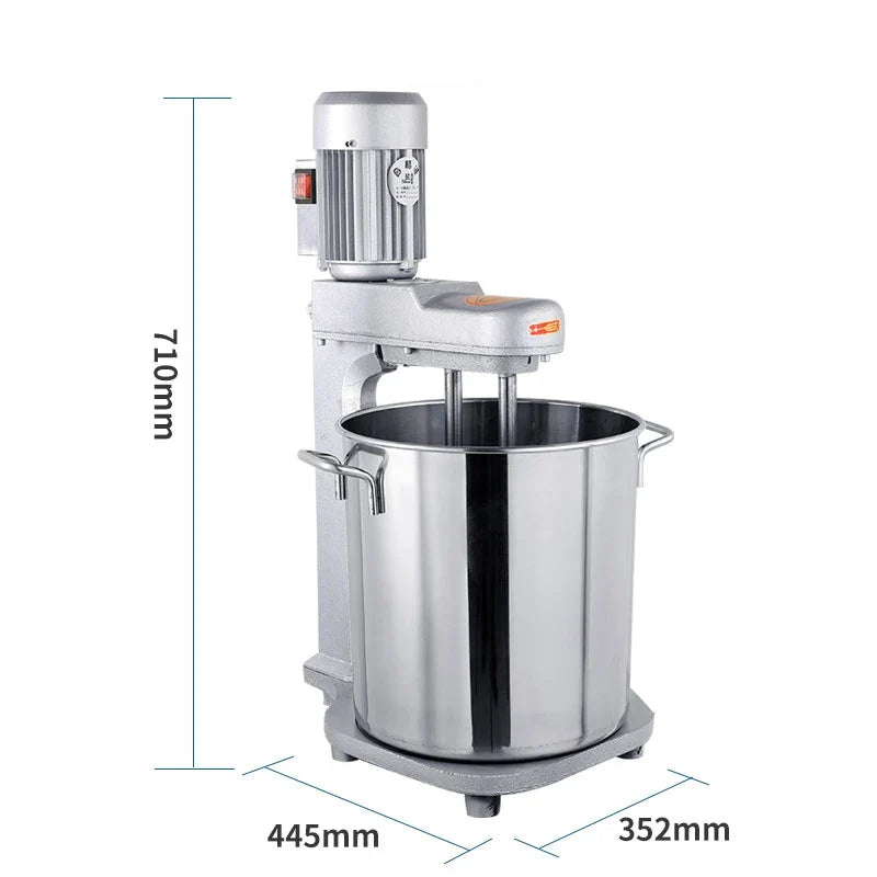 LZHZXY JD-15 15L Commercial Stand Mixer 200W | Stainless Steel