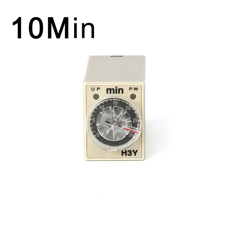 H3Y-2 AC220V Time Delay Relay Timer with 8-Pin Base Socket