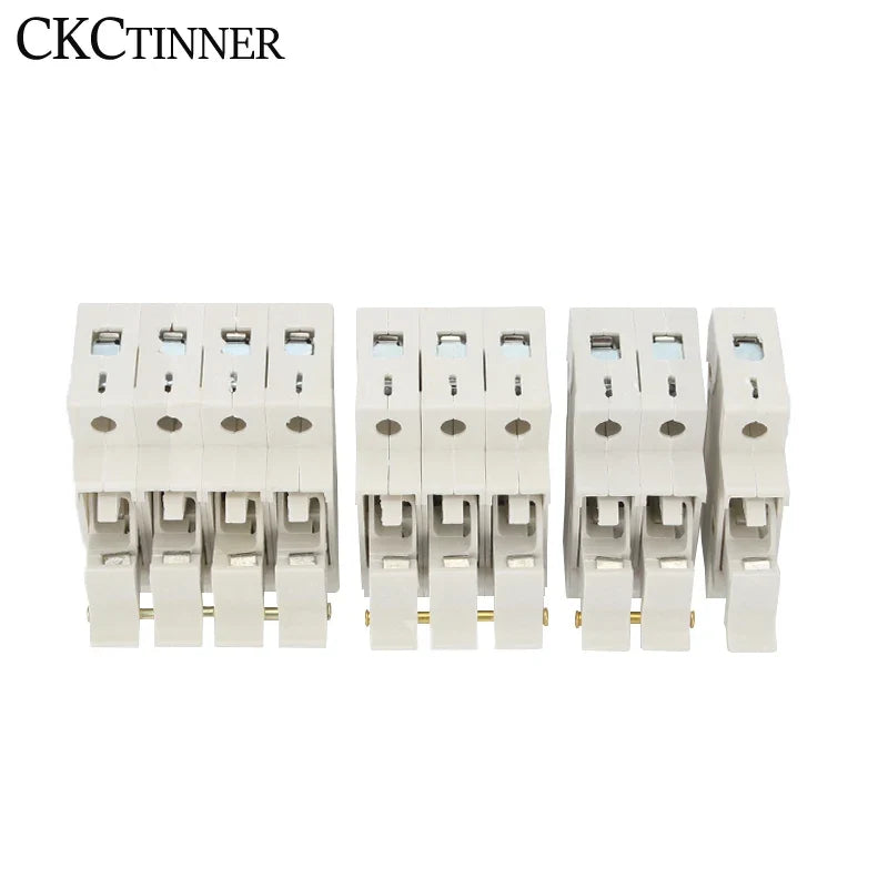 DIN Rail Fuse Holder 1P–4P RT18-32X 500V 10x38mm with Fuse