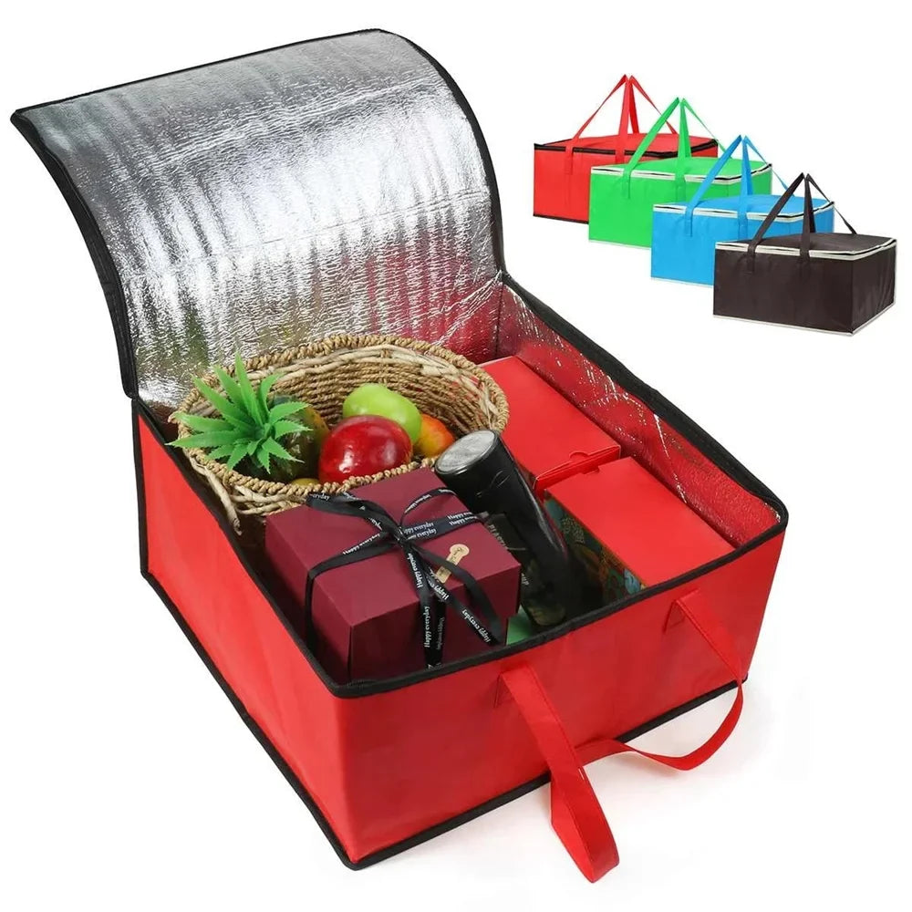 Waterproof Insulated Bag Cooler Folding Picnic Basket Ice Drink Box