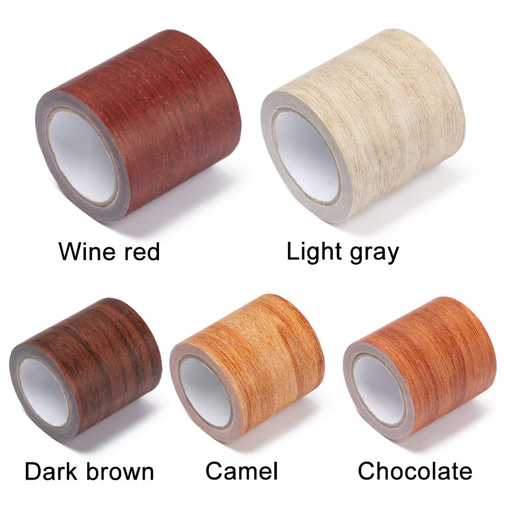 5M Roll Furniture Adhensive Duct Tape Realistic Wood Grain Repair