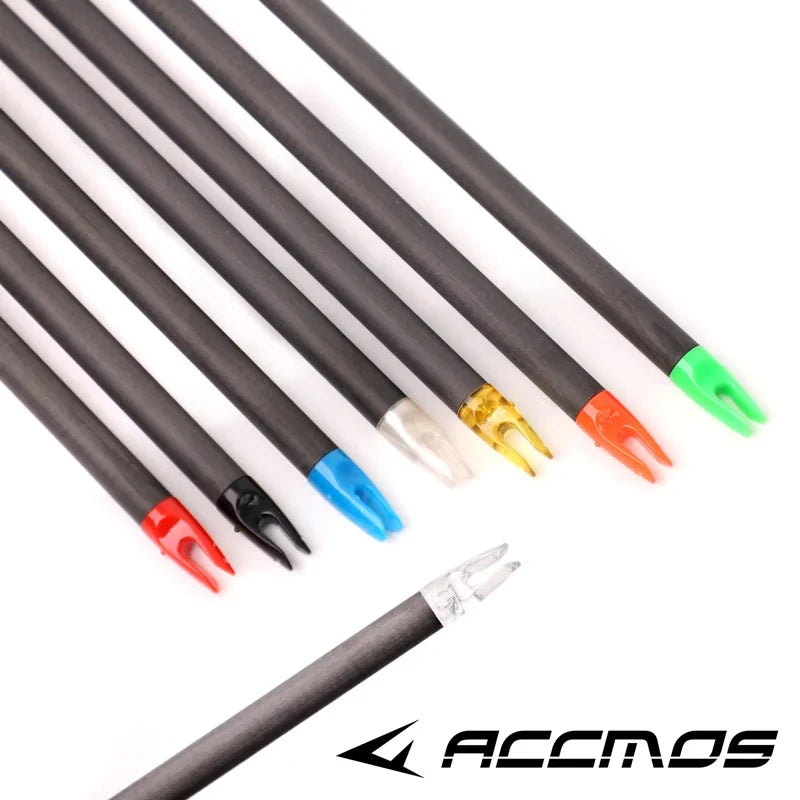 Archery ID Arrow Nocks Carbon Fiberglass Shaft DIY Accessory