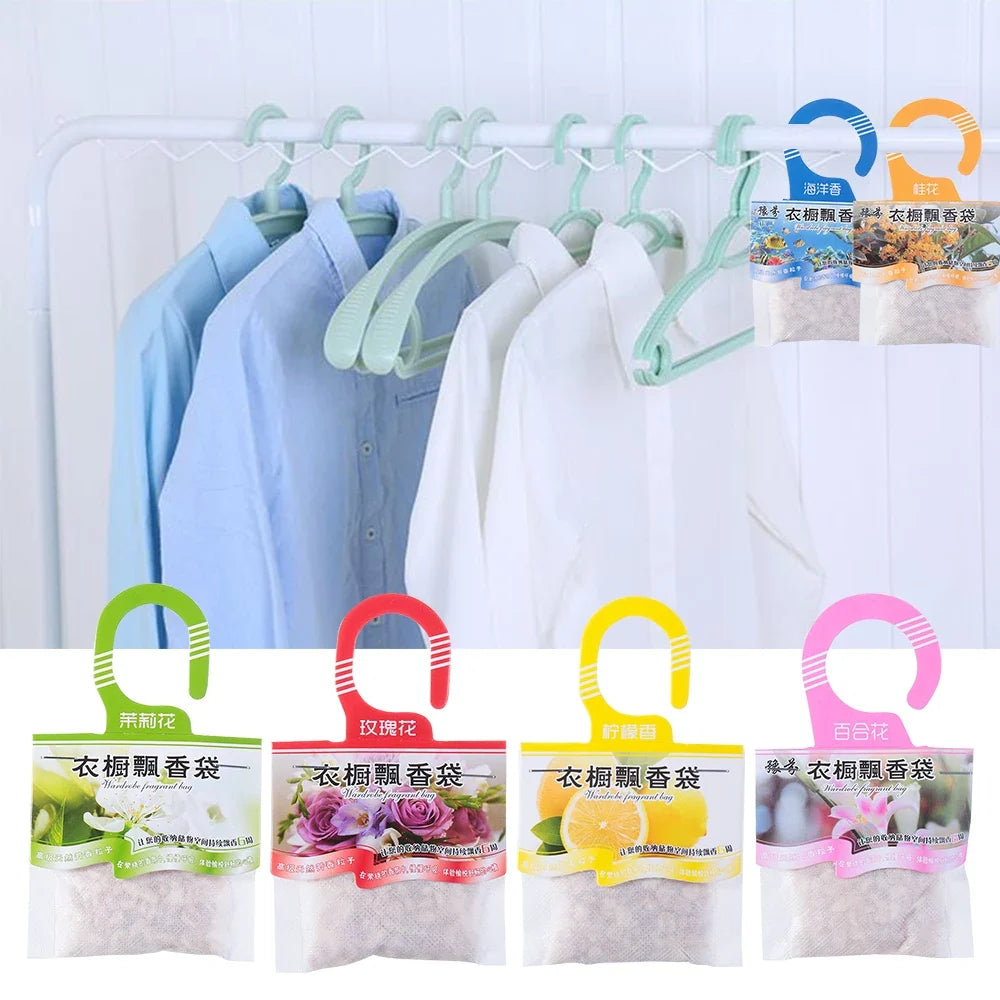 Natural Fragrances Hanging Spices Bag Wardrobe Deodorizing Paper