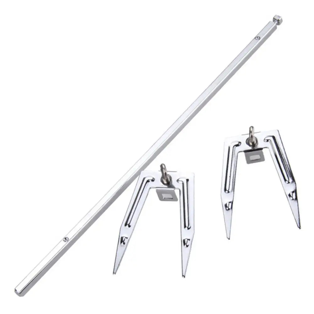 Rotisserie Chicken Skewer Rack – Steel BBQ & Oven Roasting Fork