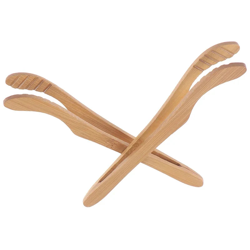 Bamboo Tea Tongs – Food Clips for Toast, Bagel & Sugar