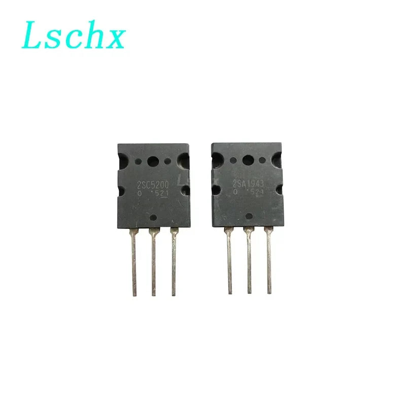 2SA1943 & 2SC5200 Power Transistors – 10PCS 5 Matched Pairs