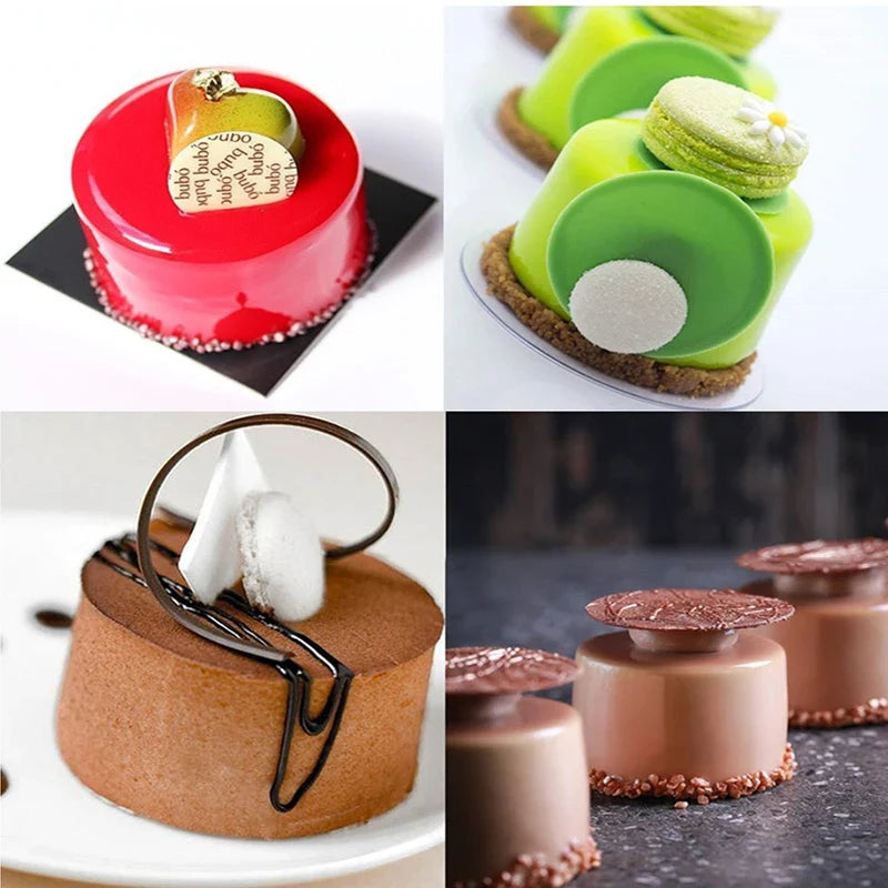 8-Hole Non-Stick Silicone Cake Mold – Muffin, Mousse & Choc