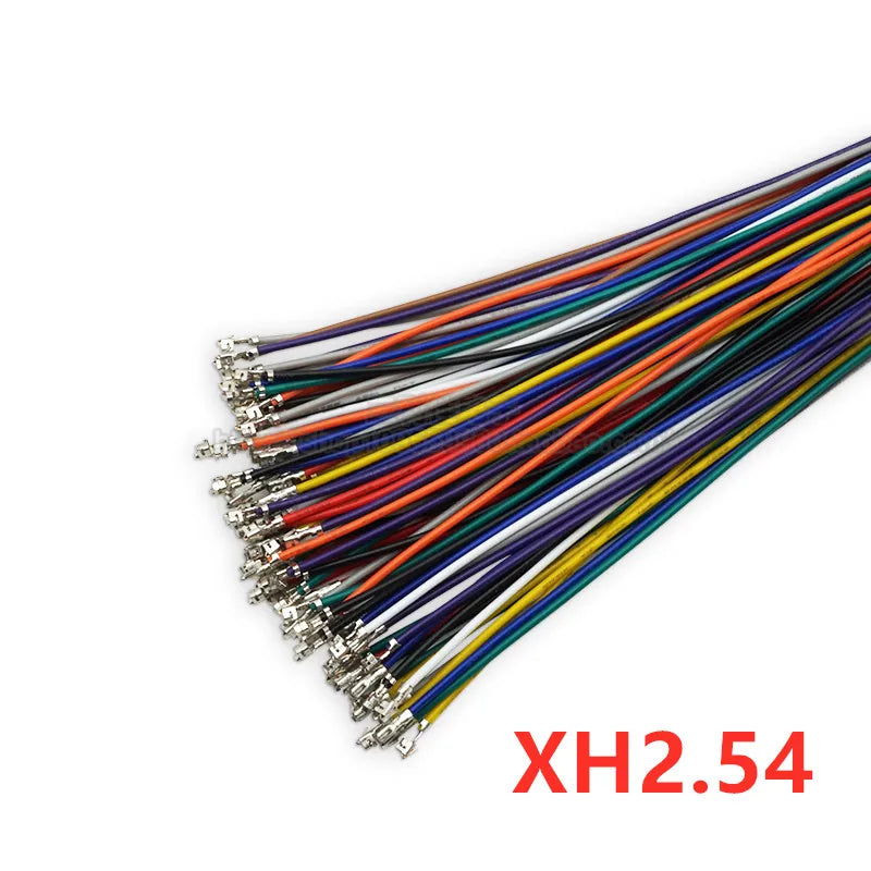 50PCS XH2.54 Connector Terminal Wires 10cm 20cm 30cm | 24 AWG
