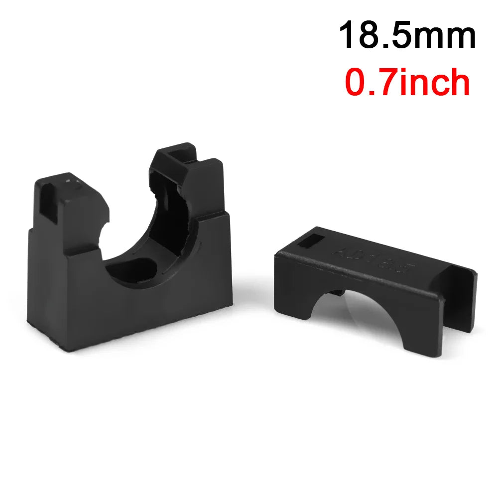 10- PVC Pipe Clamps Wire Cable Fixing Holder Organizer Water Support