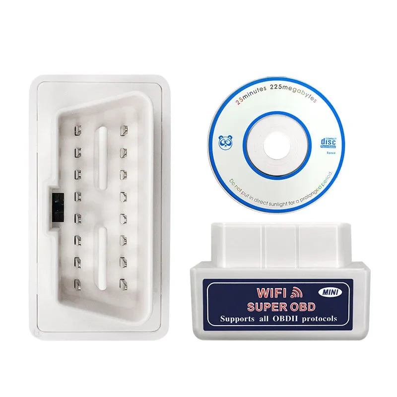 ELM327 V1.5 Bluetooth WiFi OBD2 Scanner – iOS, Android & PC
