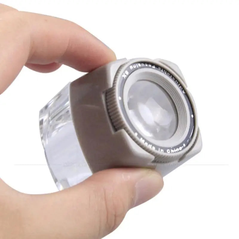 8X Desktop Cylinder Magnifying Glass – Adjustable Focus Loupe