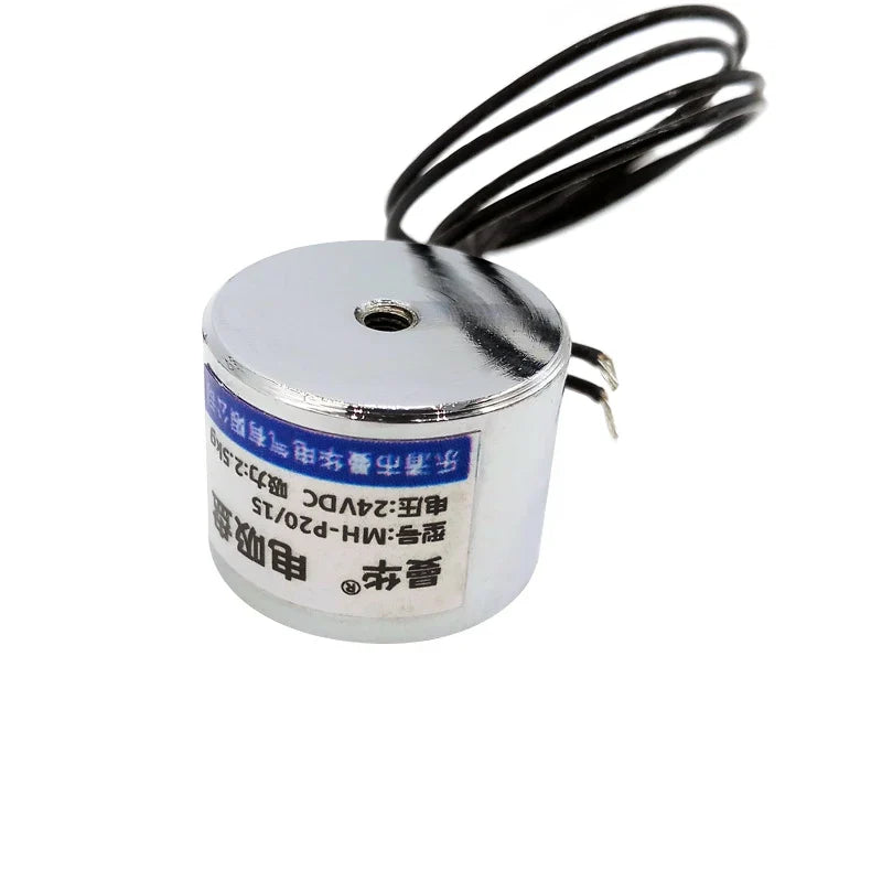 P20/15 Mini Electromagnet Solenoid 12V – 2.5KG 25N Holding Magnet