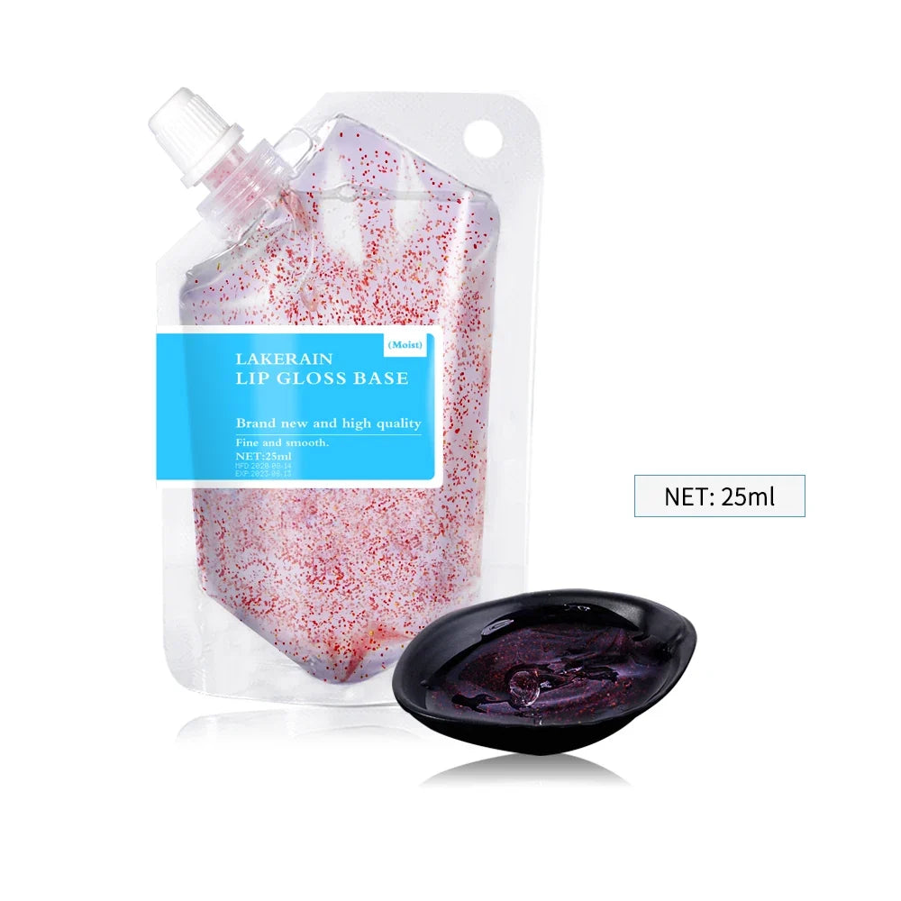 25ml DIY Lip Gloss Base – Matte, Moisturizing & Glitter Options