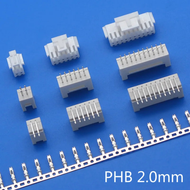 10Sets PHB 2 3 4 5 6 7 8 9 10pin PHB2 0 Connector Plug Male Female