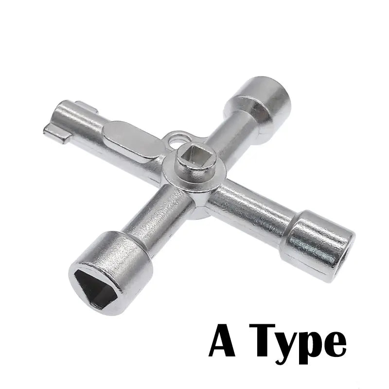 5-in-1 Triangle Wrench Cross Key – Universal Cabinet Tool