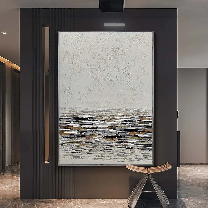 Handmade Abstract Oil Painting on Canvas | Wall Art Decor
