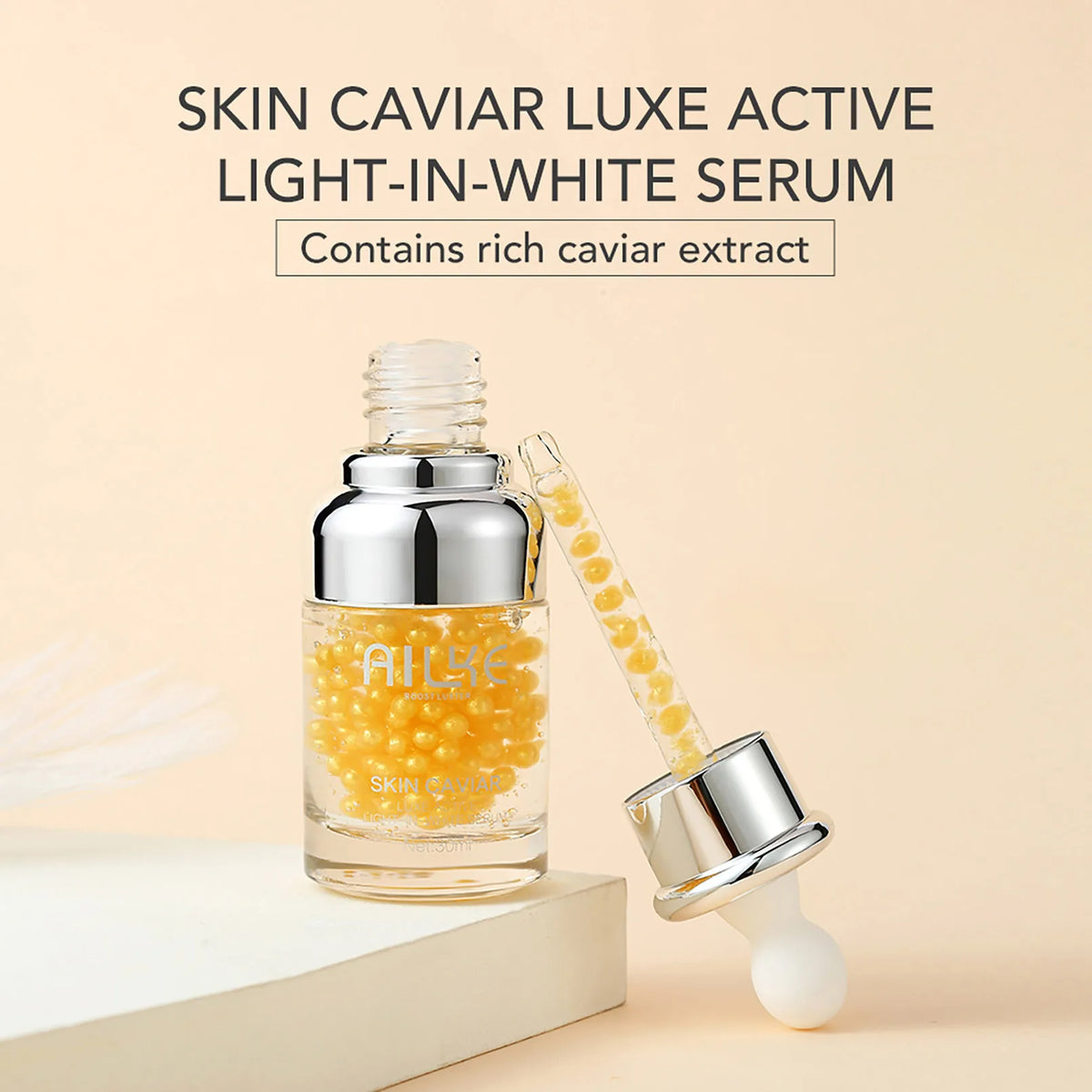 AILKE Caviar Extract Face Serum | Brighten, Firm & Hydrate