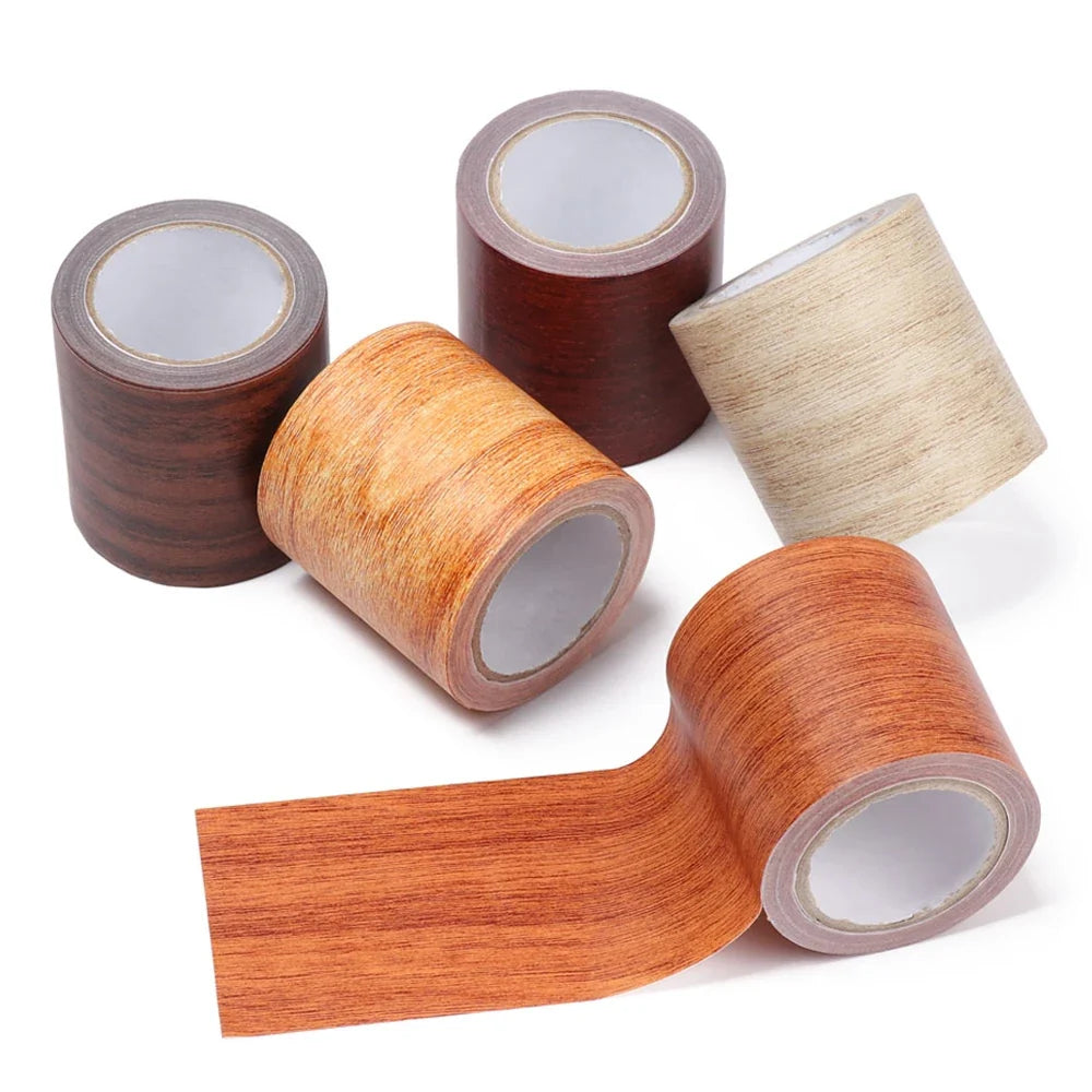 5M Roll Furniture Adhensive Duct Tape Realistic Wood Grain Repair