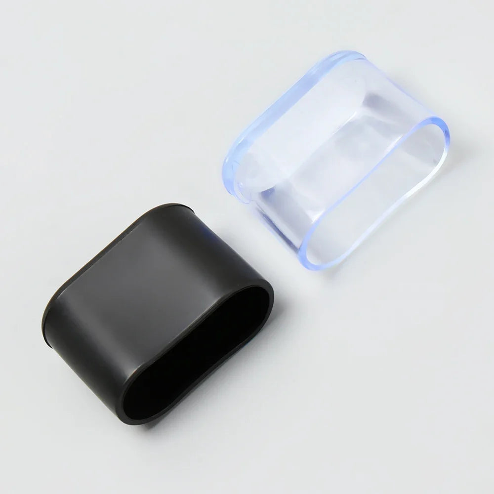 Non-slip Oval Chair Leg Caps Feet Protector Pads Furniture Leveling