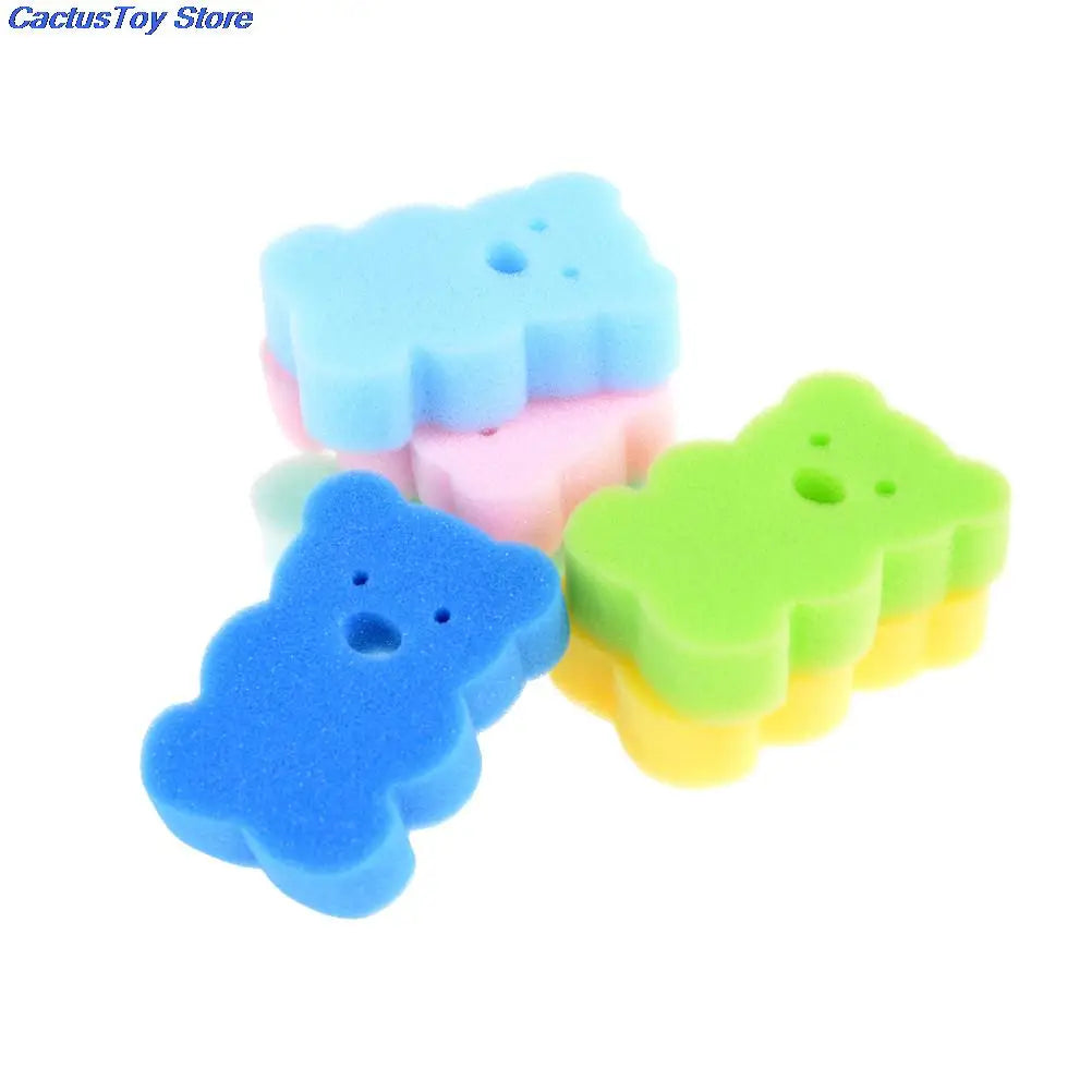 Baby Bath Sponge Brush – Soft Cartoon Body Scrub for Infants