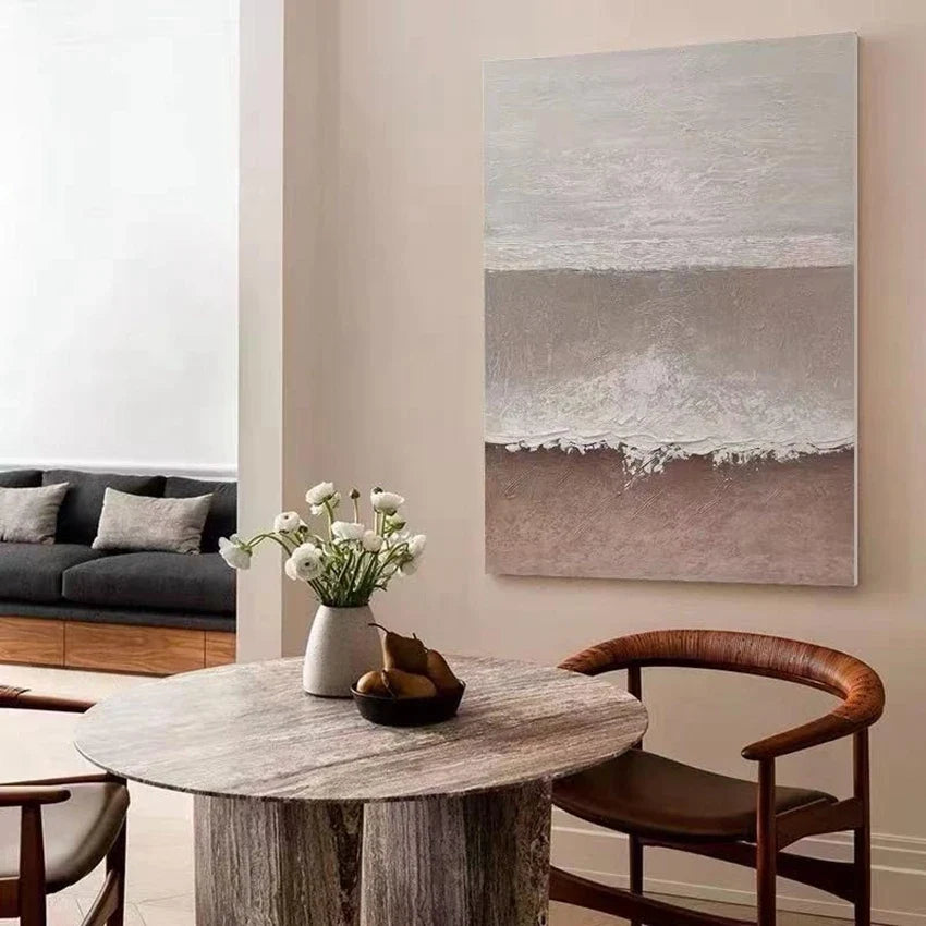 Handmade Sea View Canvas Oil Painting | Custom Wall Art