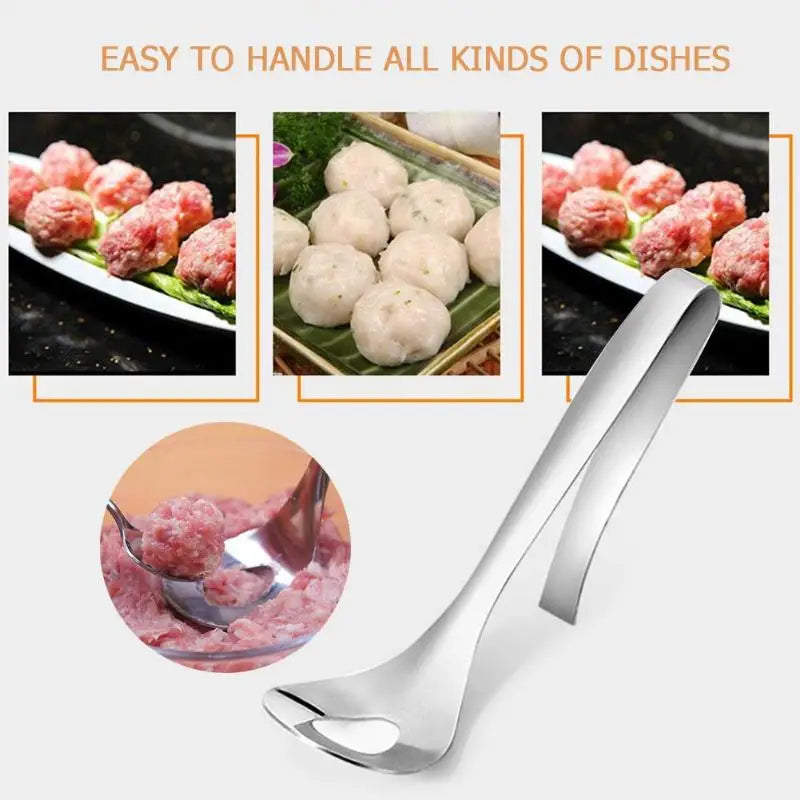 Stainless Steel Non-Stick Meatball Maker Spoon Mold Tool