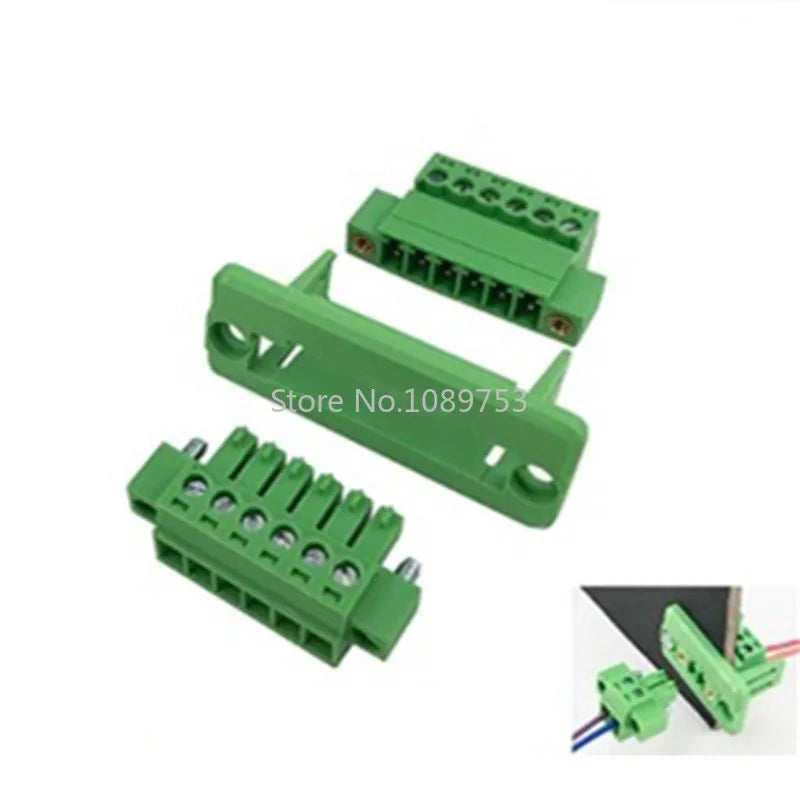 5sets 5 08 Through-wall Welding-free Terminal 2P 3P 4P 5P 6P 7P 8P