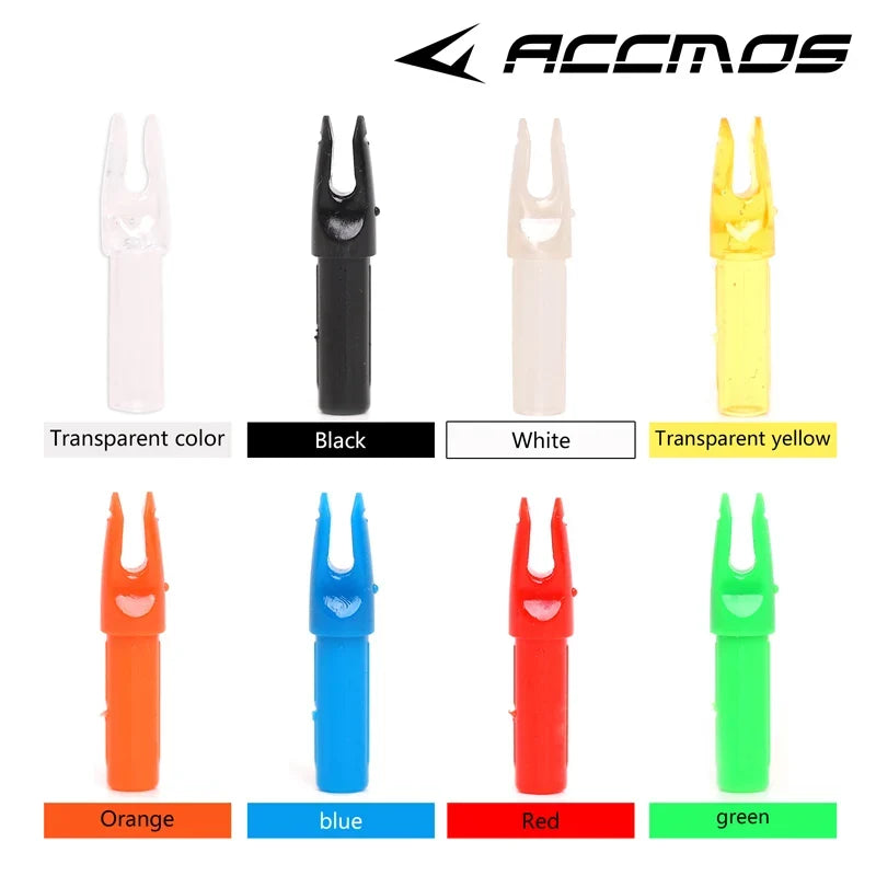 Archery ID Arrow Nocks Carbon Fiberglass Shaft DIY Accessory