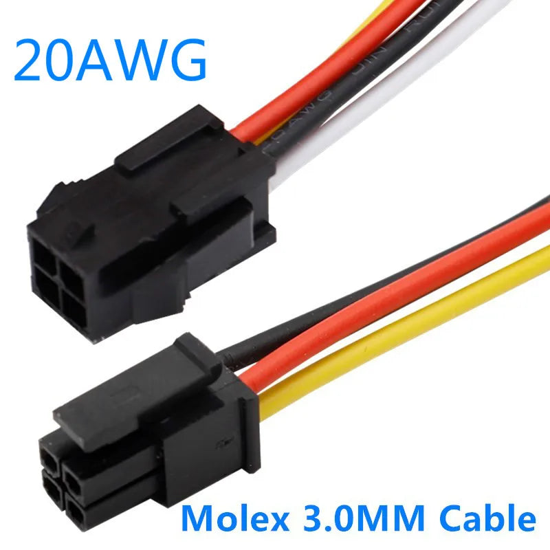 Molex Cables 20AWG Small 5557 5559 Male Female Air Docking Electronic