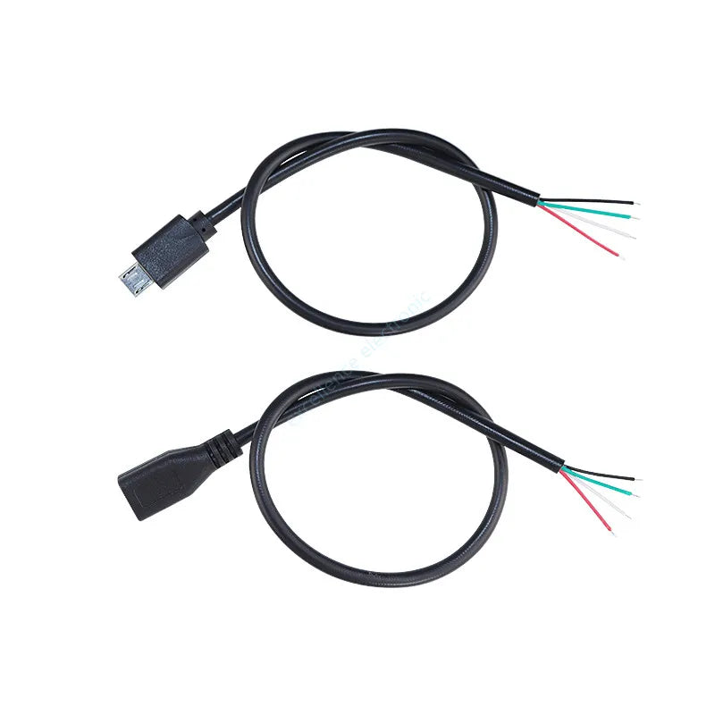 Micro USB 2 0 Female Jack Android Interface 4 Core Male Power Data