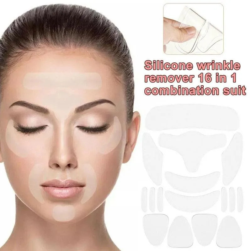 Reusable Silicone Patches Anti Rimpel Pads Wrinkle Removal Sticker