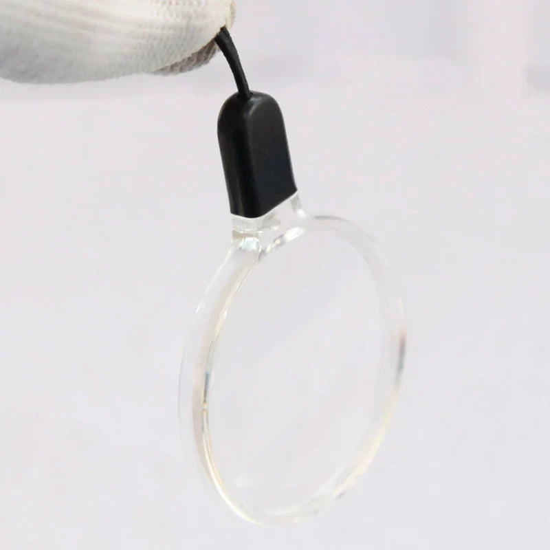 2-Pack Portable Lanyard Magnifying Glass – 2.5X Pocket Magnifier