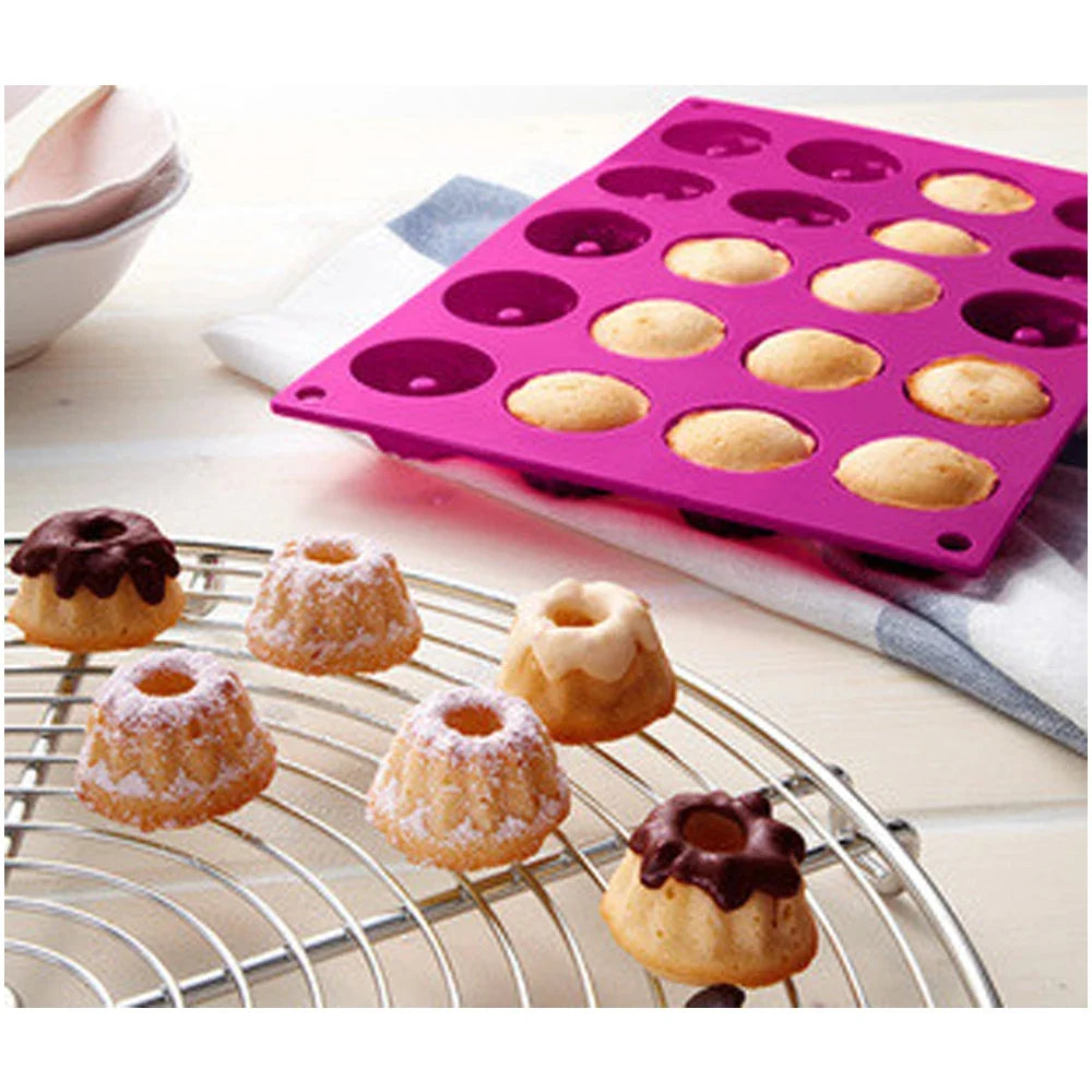 20-Cavity Silicone Chocolate & Fondant Mold – DIY Baking