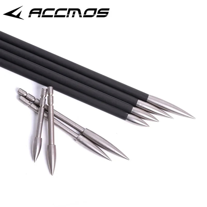 12 Stainless Steel Bullet Point Tip DIY 100 120 150 200 Grain ID
