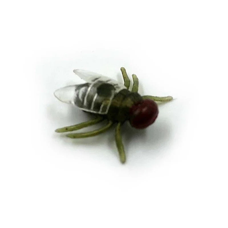 100 Pcs Fake Flies Plastic Bug Prank Toys | Halloween Party