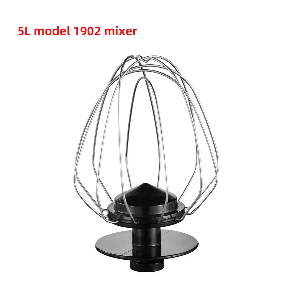 BioloMix Stand Mixer Attachments – Whisk, Dough Hook & Flat Beater