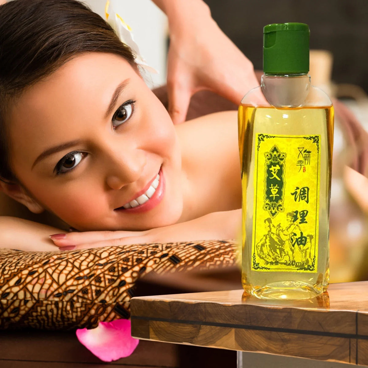 Disaar 220ml Wormwood Ginger Body Massage Oil | SPA Care