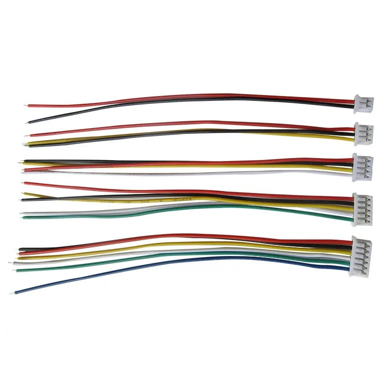 10Pairs JST 1 25 Male Female Wire Connector Pitch 2P 3P 4P 5P 6P Plug