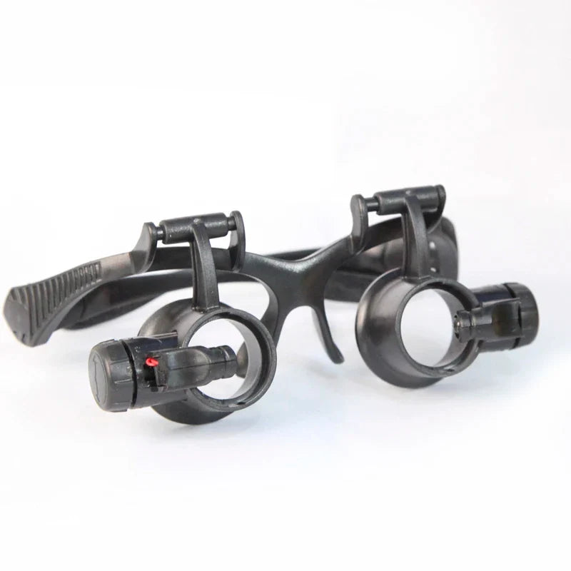 LED Head Magnifier Loupe – 8 Lenses for Jewelry & Watch Repair