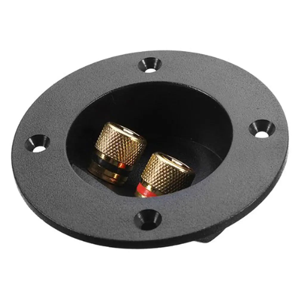 Professional Speaker Box Rear Back Panel Wiring Terminal Plug Round