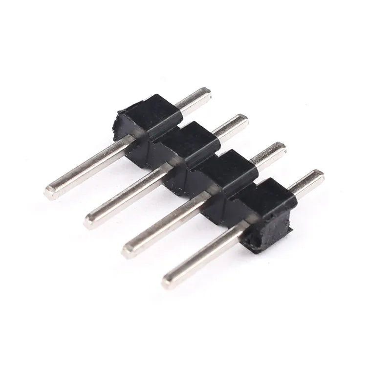 Gold Plating Single Row Male Pin Header 1x2P 3 4 5 6 8 10P 12 20