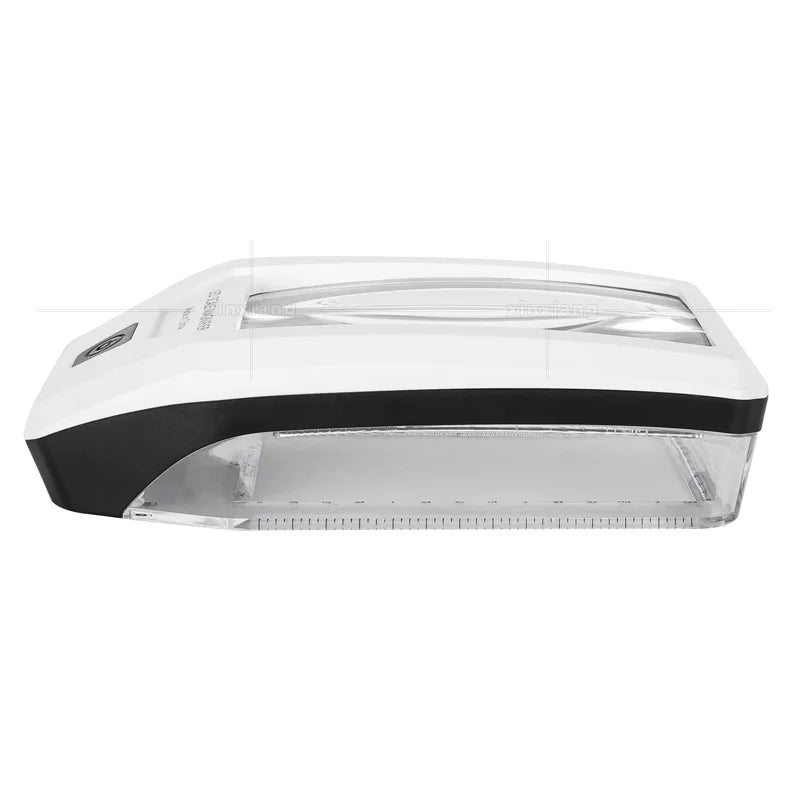 LED Magnifying Glass with Scale & Currency Detector – 3x Loupe