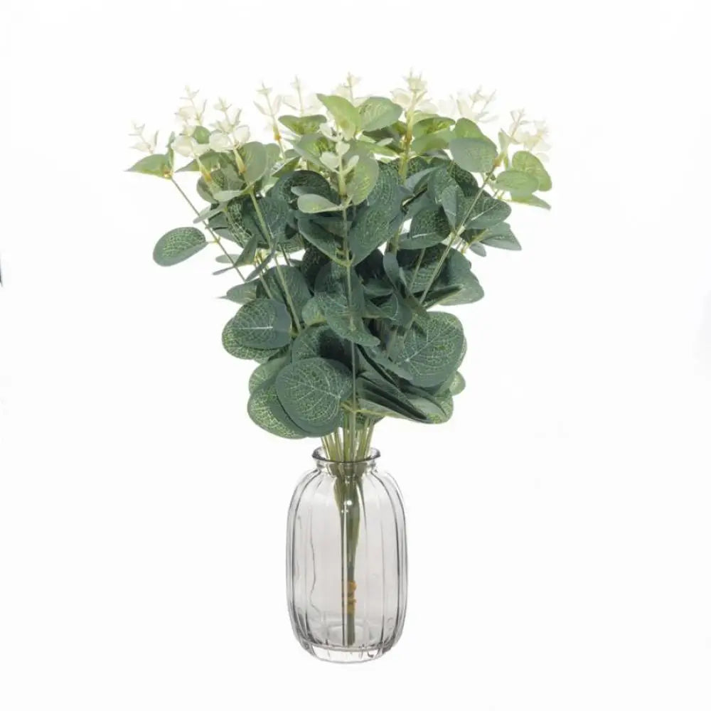 Artificial Eucalyptus Leaves Silk Stems 20/60 Pcs – Décor