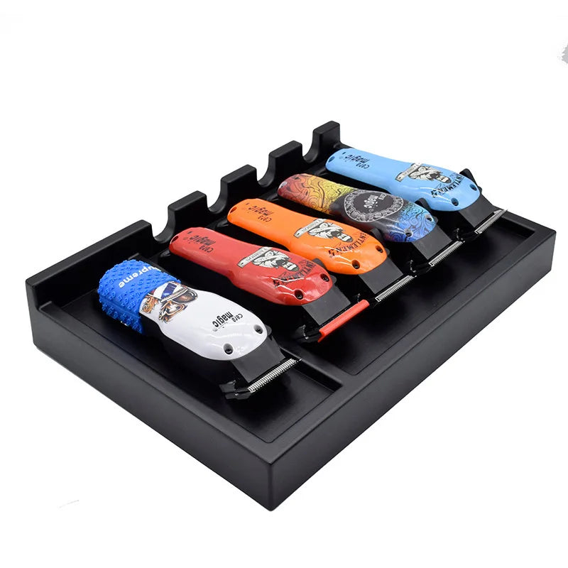 Barber Clipper Storage Rack | Salon Stylist Display Stand