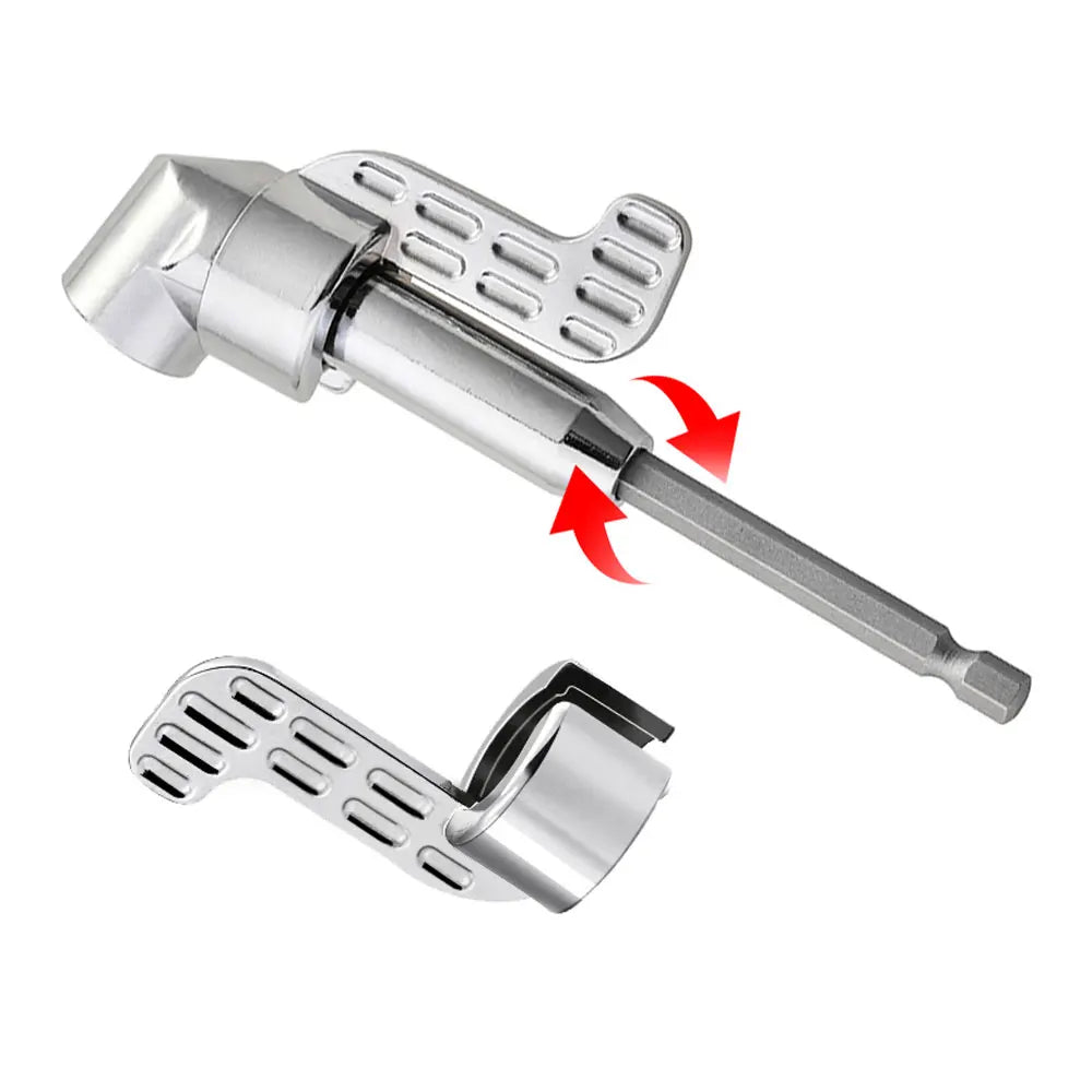105 Degree Angle Screwdriver Holder Adapter Adjustable Bits Nozzles