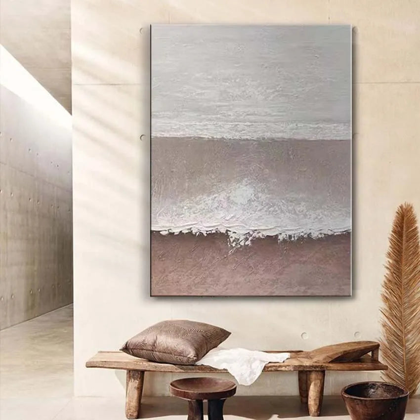 Handmade Sea View Canvas Oil Painting | Custom Wall Art