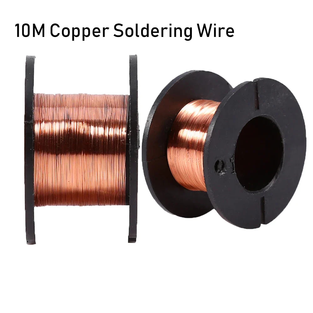 0.1mm PCB Copper Jumper Wire | Enameled Soldering Wire 10m