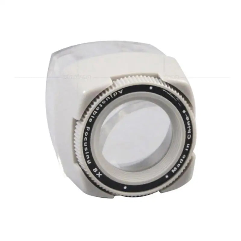 8X Desktop Cylinder Magnifying Glass – Adjustable Focus Loupe